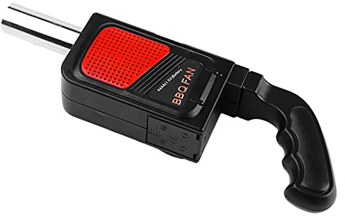 Manuelles Grillblasebälge, MoreChioce Tragbar Luftgebläse Grillventilator Manuell Elektrische Gebläse Handgrillgebläse Outdoor Grillventilator Handgekurbeltes Verbrennungsgebläse,Typ 2