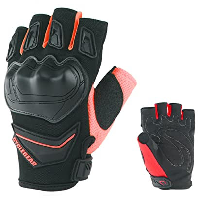 Toddmomy 1 Paar Fingerlose Motorradhandschuhe Laufbekleidung Für änner Renngerät Reithandschuhe Handschuhe Für änner Motorradbekleidung Für änner Mann Trainingshandschuhe Atmungsaktiv