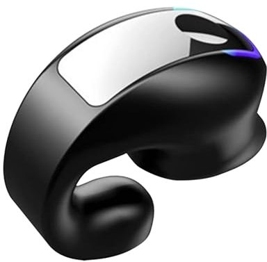 Generico Auriculares Inalámbricos con Clip, Auriculares Inalámbricos con Clip, Auriculares De Conducción Ósea Oído Abierto, Auriculares Deportivos Estilo para Viajes con Mochila Al Hombro, Reuniones