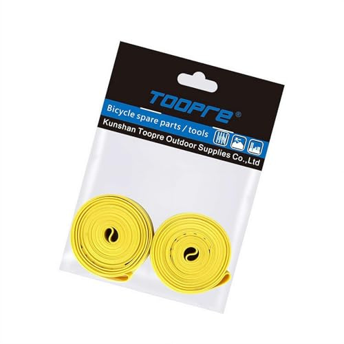 Bicycle Tire Insert Liner Puncture Protection - 2 Pack 4 Pieces Tire Puncture Proof Rim Tape, 26/27/29 Inch Bicycle Tires Tube Protectors for Mountain Bike Road Bike (29x20 4pcs)