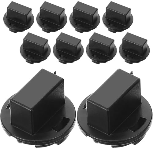 COMPUKAS 10 Pezzi Base per Lampadine 168 Bloccaggio a Torsione, Portalampada per Cruscotto Auto in Abs e Rame, Adatto per Strumenti Indicatori e Tachimetro