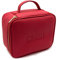 Crash Cosmetics Full Face Bag Kosmetiktasche in Rot zum Aufhängen, aus Kunstleder, Make-up Tasche Organizer, Verschiedene Fächer