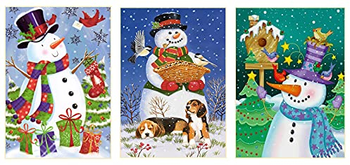 WOWDECOR - 3er Set Basteldeko 30x40cm