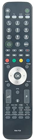 ALLIMITY Replace Remote Control fit for Humax Terrestre DIGIMAX Recorder RM-F09, HDR-1001S, HDR-1000T, RM F09, HDR 1001S, HDR 1000T
