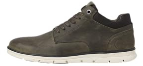 JACK & JONES Jfwglendale Botines de cuero para hombre, noche de oliva, 43 EU