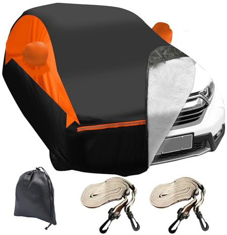 Copertura per auto per Toyota Yaris Cross 2020-2024, copertura completa per auto da garage, con cinghie antivento per porta con cerniera, impermeabile, per esterni, vento, pioggia, sole, polvere,