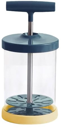 Manual Whipped Cream Maker | Homemade Whipped Cream Maker,Ergonomic Comfort Grip Baking Tools, Stainless Steel Dispenser for Salad Dressings Frothy Drinks