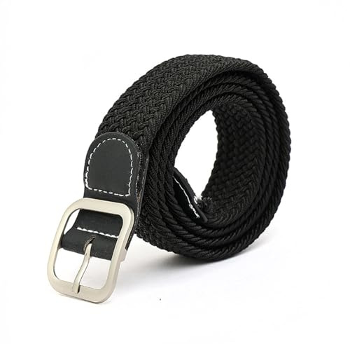 Ogetok kvinnor Canvas Belt, midjebälte för män kvinnor gåva, Casual Golf Womens Flätat Web Belt, Kvinnors Elastiskt tyg vävt Stretch fläta bälte med justerbart spänne för Byxor Shorts Jeans