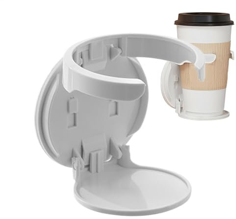 Portabebidas Ajustable Plegable Portavasos Portavasos Plegable Soporte De Pared Para Portabebidas Plegable Y Ajustable | Soporte De Lata Plegable Sin Punzonado, Para La Mayoría De Tamaños