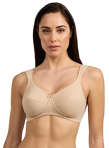 Reggiseno Senza Ferretto in Microfibra, Coppe Non Imbottite, Spalline Regolabili,Spallina Anatomica. Coppa B Art 281 (IT, Taglia della Coppa & Taglia della Fascia, B, 5, Nudo)