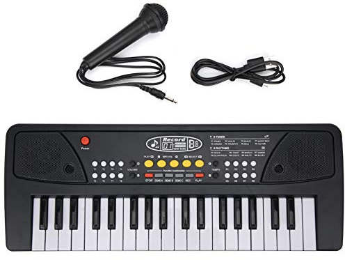 Mtlavishness Kids Electronic Piano 37 Key Multifunktion Tangentbord Musikinstrument levererar BF-430A2
