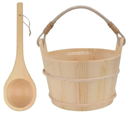 Wooden Sauna Barrel SPA Steaming Bathroom Tool for Sauna Room Hotel Bathroom