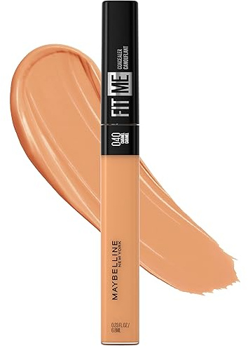 Maybelline New York Fit Me Liquid Concealer Makeup, Natural Coverage, Lightweight, Conceals, Covers Oil-Free, Caramel, 1 Count (Packaging May Vary)