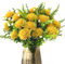 Künstliche Löwenzahn-Pflanzen, Katzenbaum, Plastikblumen, Sträucher, Kunstgras, Hochzeit, Innen- und Außenbereich, Zuhause, Garten, Veranda, Tafelaufsätze, Arrangements, Gelb, 4 Stück