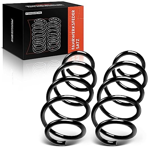 Frankberg 2x Federn Fahrwerksfeder Vorderachse Links Rechts Kompatibel mit A-l-h-a-m-b-r-a 2010-2015 S-h-a-r-a-n 2010-2015 T-o-u-r-a-n 2010-2015 Replace# 7N0411105A