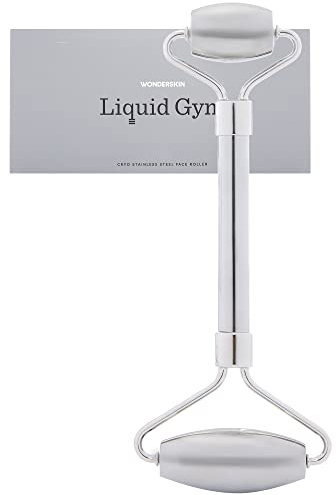 Wonderskin Liquid Gym Facial Roller, Rouleau De Massage En Acier Inoxydable Pour Yeux Gonflés Et Cernes, Outil De Sculpture Du Visage