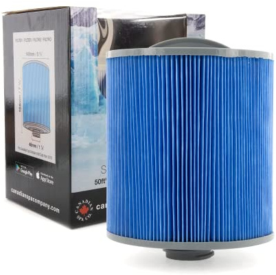 CANADIAN SPA CO. Glacier Silverstream Filter, Hot Tub Filter, antimikrobieller Schutz, Silberionen-Technologie, Hot Tub Zubehör