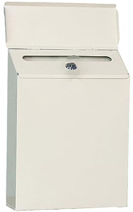 Comphic Outdoor Wall Mounted Mailbox - Locking Mailbox with Key Drop Box