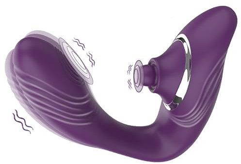 Hochfrequenz Vibrator 2 in 1 Paarvibrator für Paare,Doppelte Stimulation Erwachsenenspielzeug, Vibratoren für Sie Sexspielzeug für Frauen Lecken mit 10 Vibrationsmodi,Wasserdicht
