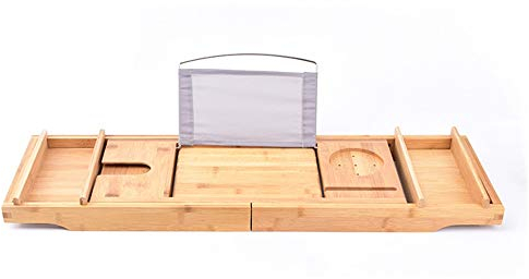 Vassoio per vasca da bagno Vassoio per vasca da bagno Mensola da bagno per vasca da bagno Portabottiglie per vasca da bagno Supporto telescopico Tabellone per vasca da bagno Vassoio per vasca da bagno