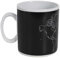 THE CONCEPT FACTORY, KA0387, Mug XXL thermoreactif en céramique, Design élégant et Moderne, idéal pour café, thé ou Soupe, capacité 70cl, Couleur Noire Taille : XXL, Couleur : Noir