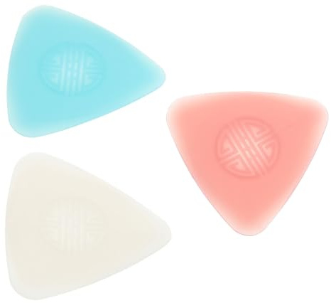 TOYANDONA Robuste Nylon Mittelgroße Gitarrenplektren 3 Stück für Zupfinstrumente Wie Zhongruan mit Rutschfestem Design zur Professionellen Aufführung und Persönlichem Üben