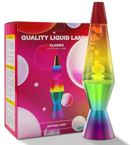 KIKILIVE lavalampe kinder lavalampen Erwachsene Nachttischlampen LED Nachtlicht entspannende ideal für Schlafzimmer, Wohnzimmer, Home Decor