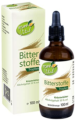 KOPP Vital ® Bio-Bitterstoffe Tropfen 100 ml - Naturkräuter - vegan - als Kräuterbitter