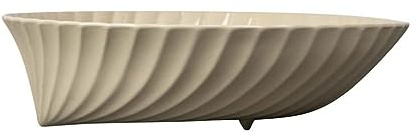 ByOn Schüssel in Muschelform Bowl Frances Beige aus Porzellan in der Größe: L, 5287901703