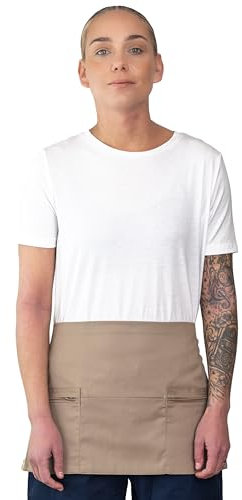 Mirabella Health & Beauty Espresso Zip Pockets Waist Apron Beige