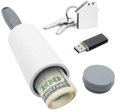 Poludatly Lint Roller Diversion Safe, Money Hider Lint Roller, Lint Roller With Secret Stash Container, Lint Roller Hidden Money Storage, Secret Jewelry Storage Home Security