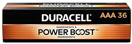 DURACELL MN24P36 CopperTop Alkaline Batteries, AAA, 36/PK