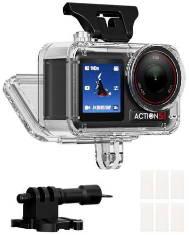 45M 147FT Waterproof Housing Case for DJI Osmo Action 5 Pro,4,3, diving case protective Shell Case Action Camera Accessories