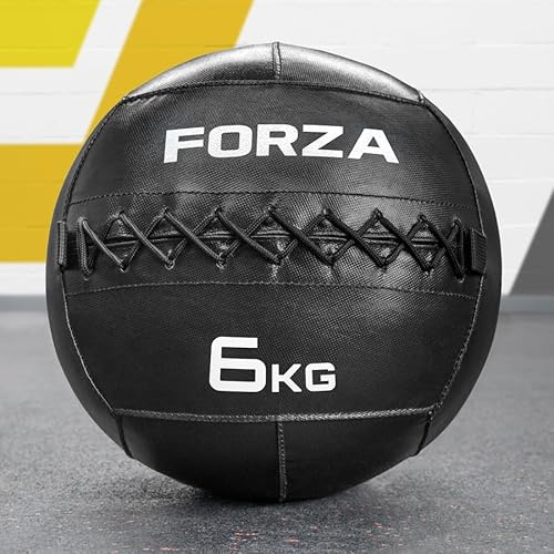 FORZA METIS Balles de Médecine « Wall Balls » [3 kg-15 kg] | Entraînement de la Force et de la Puissance | Ensembles de Balles Disponibles (6 kg)