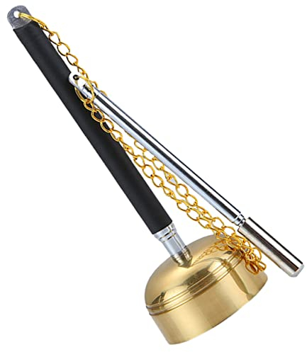 ibasenice Yin Qing Tempelinstrument Buddhistisches Musikinstrument Zartes Hand Ring Dekoratives Buddhistisches Ritualutensil Für Tempelausrüstung