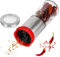 bssmmai Macinino peperoncino, peperoncino, in acciaio inox, per peperoncino, per spezie, cucina, peperoncino, macinino per spezie grosse, ricarica pepe, macinino sale