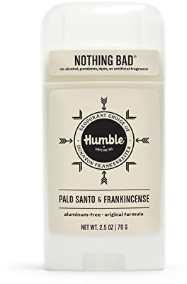 Humble alles natürlich Deodorant, Aluminium und Paraben, Cruelty Free Männer und Frauen Deodorant Palo Santo 1 Packung
