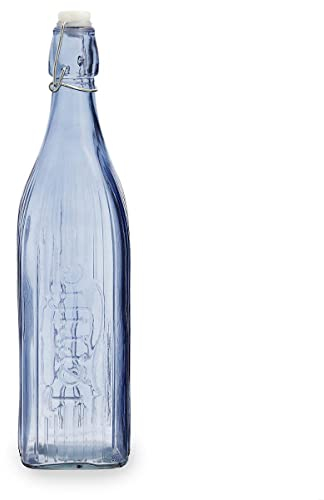 Quid Viba Bouteille avec bouchon en verre Sodo Passe au réfrigérateur Non compatible micro-ondes Recyclable 1 l