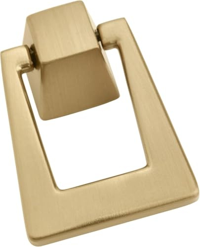 Amerock | Cabinet Pendant | Champagne Bronze | 1-13/16 inch (46 mm) Length | Blackrock | 1 Pack | Drawer Knob | Cabinet Hardware