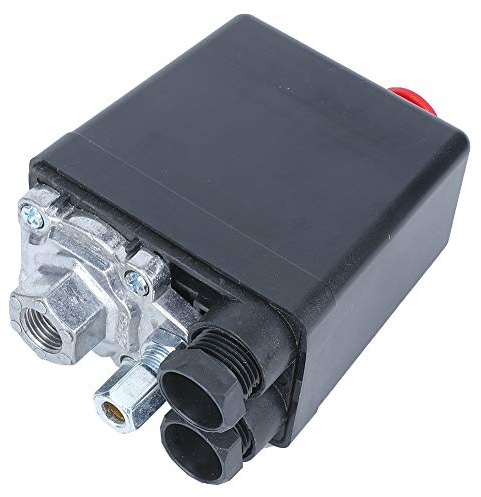 Akozon membrana pressostato compressore + Valvola di controllo pressostato compressore aria G1/4 monoforo 0,5-1,2 MPa (72,5~175 psi) 220 V. Accessorio di ricambio