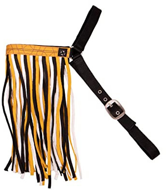 QHP Fliegenfransen Collection extra Kehl- und Stirnriemen (Shetty, sunflower)