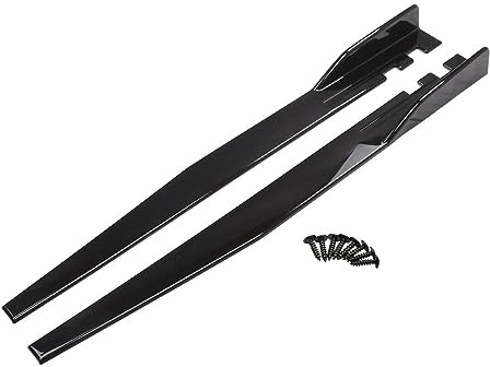 Coche Faldones Laterales, para Mercedes-Benz CLK 240 280 350 200K Lateral Winglet Separadores Parachoques Labio Difusores