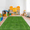 VHCLYBJU Kinderfußball Spielplatz Teppich - Junge Haushalt Kinderzimmer Spiel Teppich - Fußballfeld Dekorative Matte - Weich rutschfest (200 x 300 cm, L)