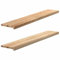 vidaXL Fensterbänke 2 Stk. Unbehandelt 140x25x2 cm Massivholz Eiche, Fensterbrett, Holz Treppenstufe, Holz Fensterbrett, Fensterbank Eichenholz