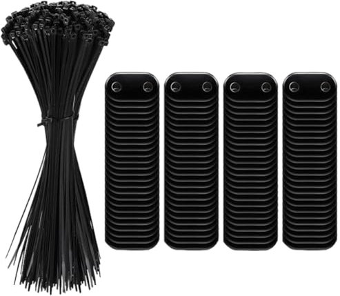 Kit de fijación para cercas - Conjunto de montaje para vallas de privacidad de PVC, accesorios resistentes a los rayos UV para terraza, jardín y barandillas de balcón