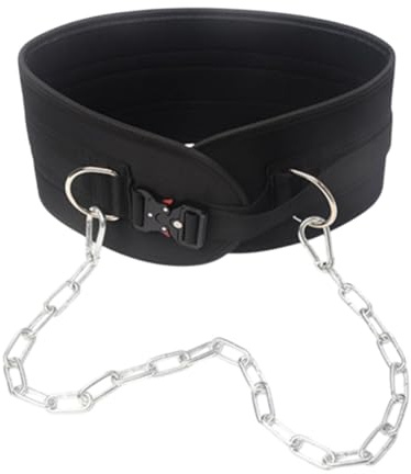 Baoblaze Cinturón de Inmersión para Levantamiento de Pesas, Cinturón de Inmersión para Dominadas, Entrenamiento de Levantamiento de Pesas