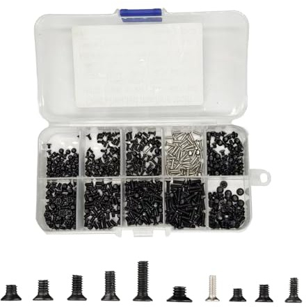 Set di 500 viti M2, M2.5 e M3, set di viti per computer, mini viti per PC, set di viti per PC, set di viti per computer portatili, accessori per scheda madre, parti del computer, ecc