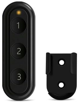 JXQXHCFS Tuya Smart Life ZigBee 3.0 Curtain Blind Switch for Roller Shutter Electric Motor Compatible with Google Home Alex Voice Control DIY-Remote Black