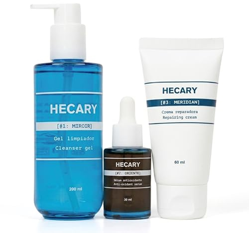 Kit Skincare Hombre | Limpiador 200ml + Sérum 30ml + Crema Reparadora 60ml