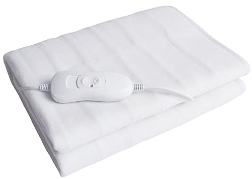 Daewoo Electric Blanket With 3 Heat Settings, Over Heat Protection, Detachable Controller, Heated Blanket, Single
